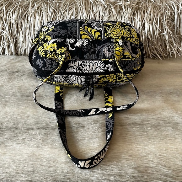 VERA BRADLEY Baroque 2010 Stroll Around Baby Diaper Bag Tote Black Yellow Y2K - Picture 13 of 17